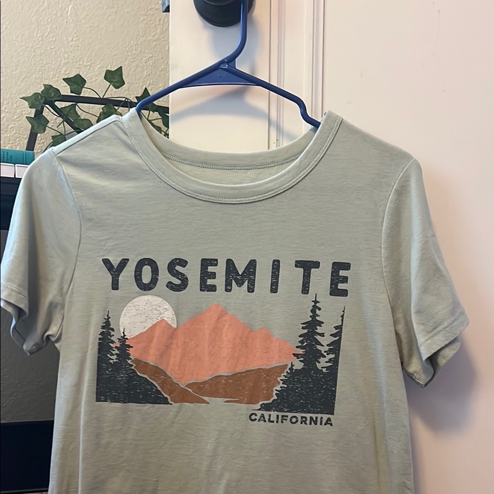 Target Green Yosemite Graphic Tee
